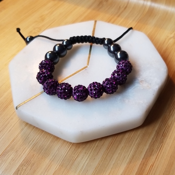 3 adjustable bead bracelets - Picture 4 of 7